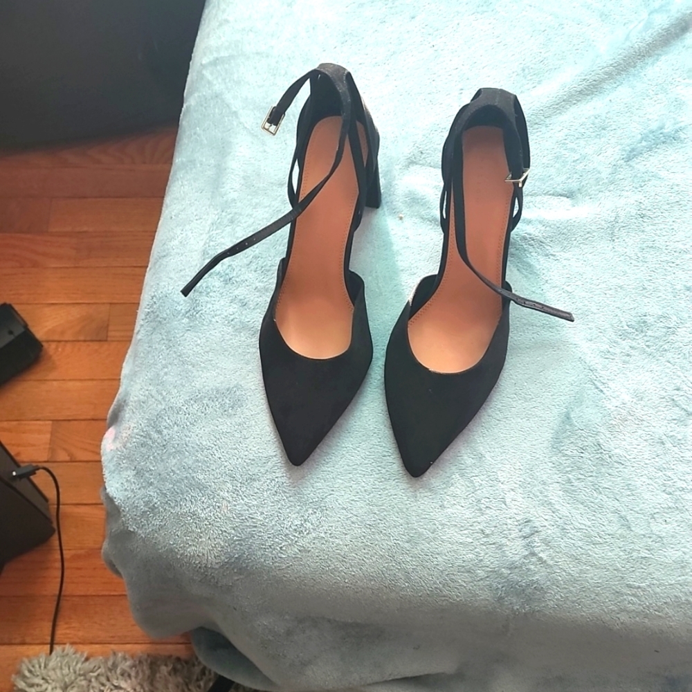 Black asos heel